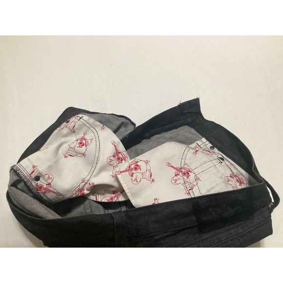 True Religion Brand Jeans Mens Black Wash Bootcut Denim Size 38 Made in USA - Picture 8 of 15